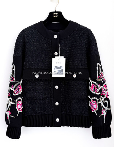 CHANEL 22A Metiers d'Art Runway Bomber Jacket *New
