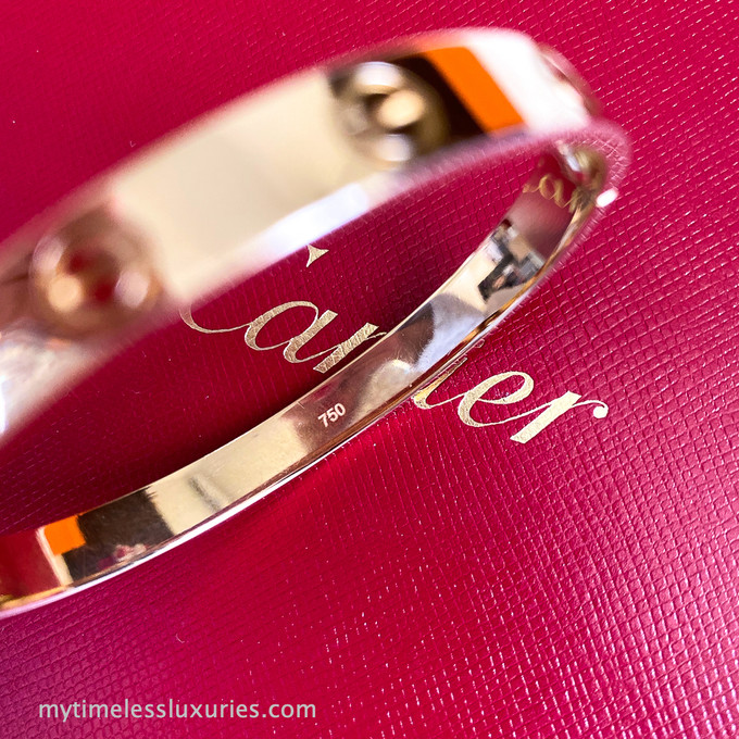 Cartier Love Bracelet 18K Rose Gold Size 16 - Chronostore