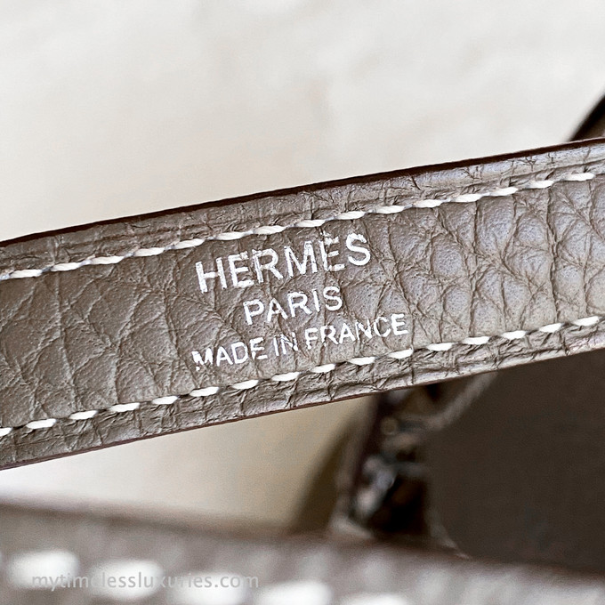 Hermès Craie Clemence Bolide 31 Gold Hardware, 2021 Available For