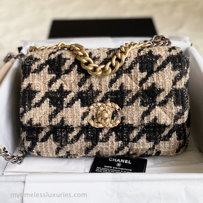 Chanel Medium Tweed 19 Flap Bag