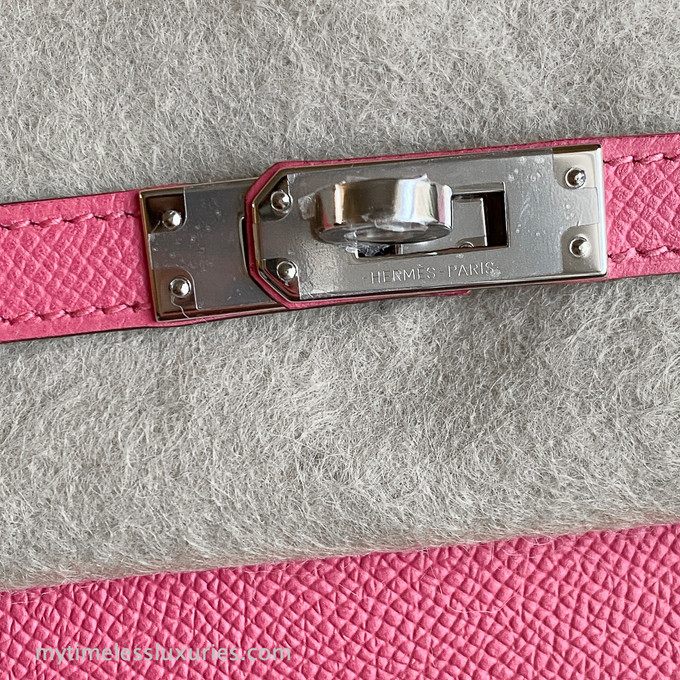 HERMES Epsom Kelly Sellier 25 Rose Azalee 441123