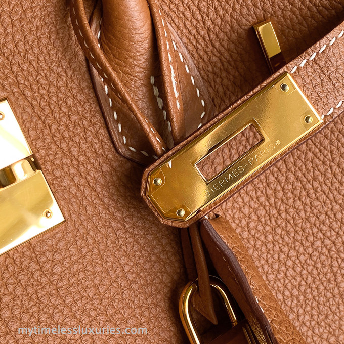 Hermès Birkin 30 Gold Togo With Gold Hardware