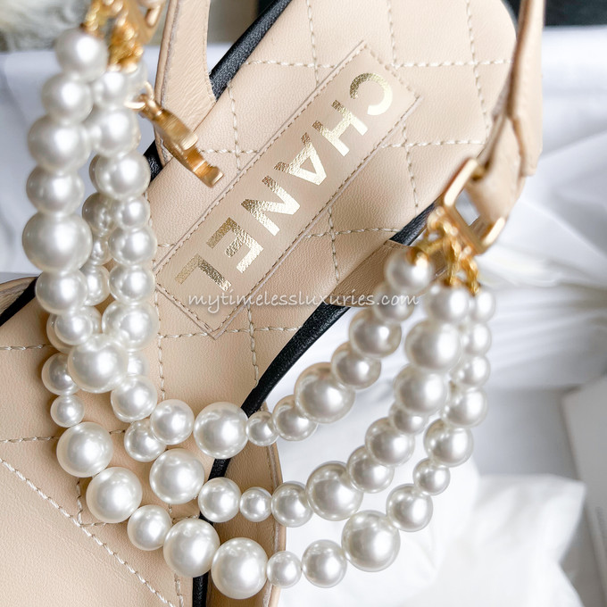 Chanel sandal pearl eu - Gem