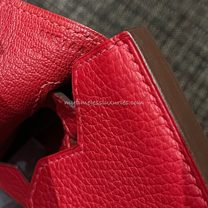 HERMES Birkin 30 Rouge Casaque Clemence GHW - Timeless Luxuries