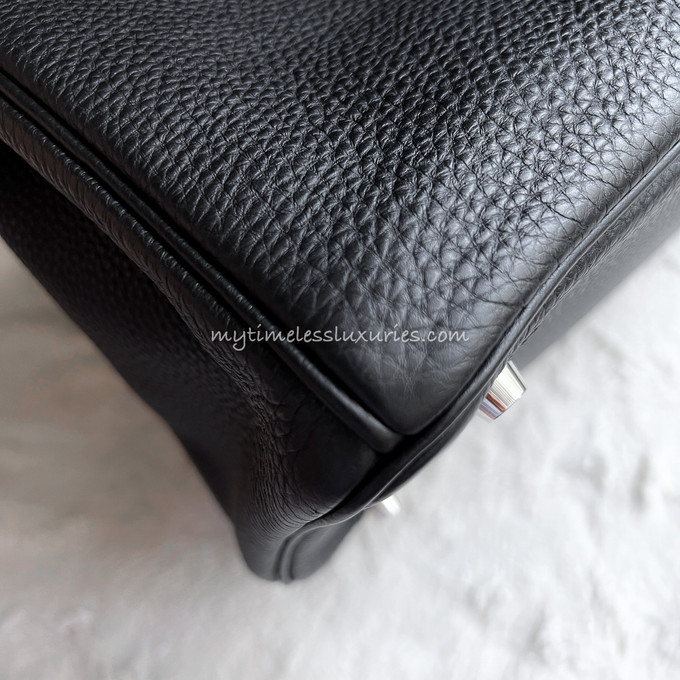 HERMES Birkin 30 Black Togo Palladium Hw - Timeless Luxuries