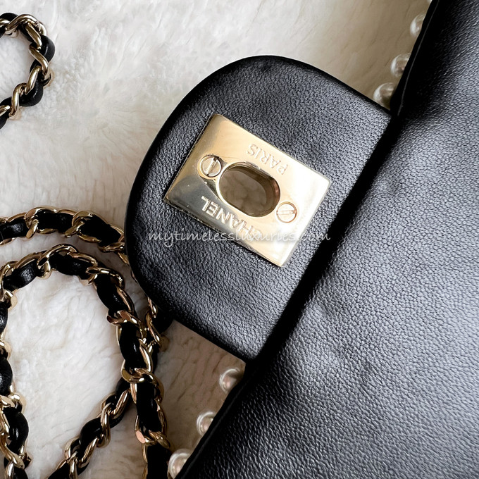 CHANEL 19S Pearl Mini Flap Bag - Timeless Luxuries