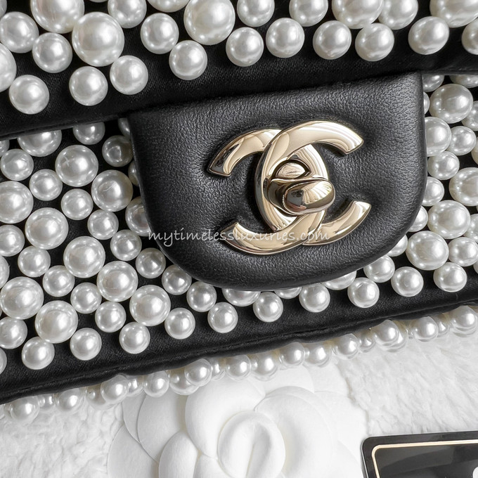 CHANEL 19S Pearl Mini Flap Bag - Timeless Luxuries