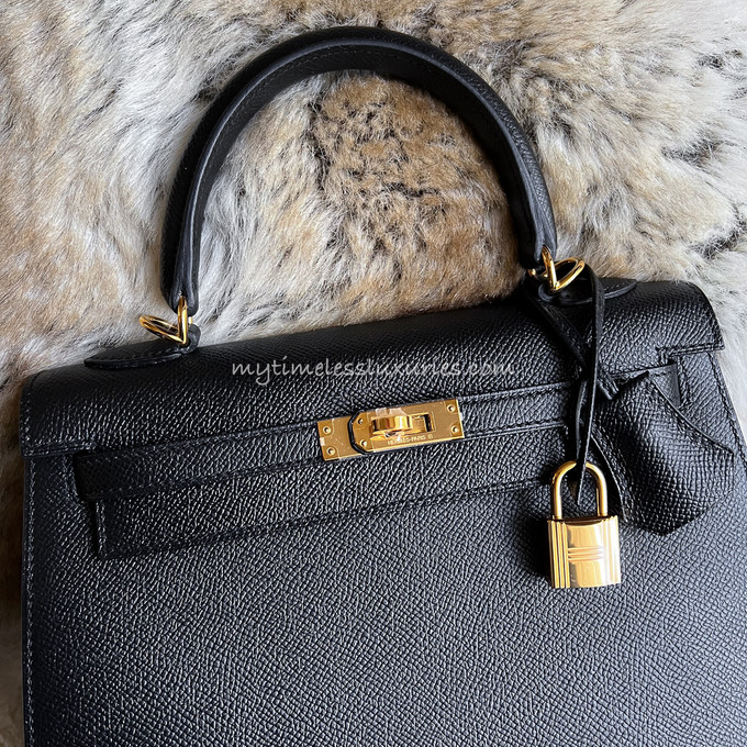 Hermes Birkin 25 Sellier Noir in 2023