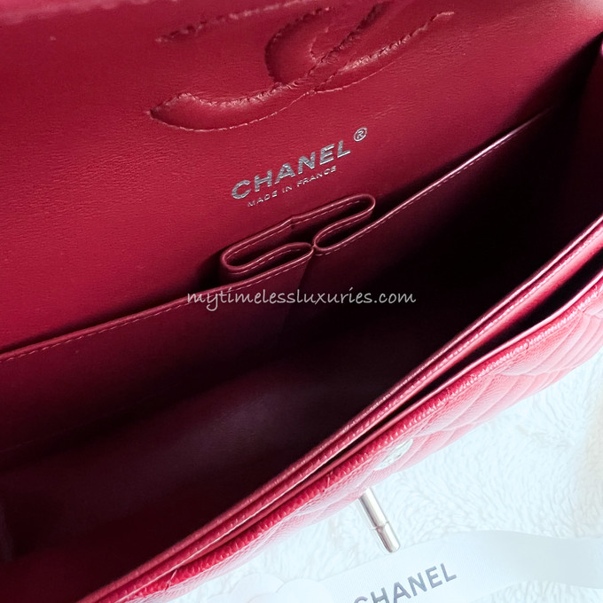 Chanel Timeless Medium Caviar Red