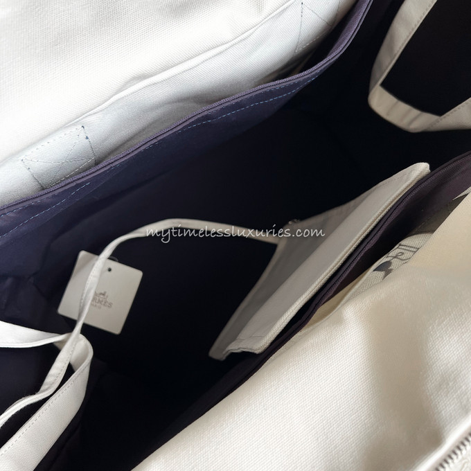 HERMES Adada Nappy Bag Bleu Marine - Timeless Luxuries