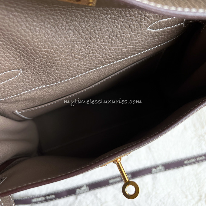 Hermes Kelly Ado II Backpack Rouge Casaque Clemence Gold Hardware – Madison  Avenue Couture