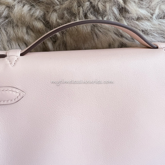 Hermes Kelly 28 Bag p1 Rose Eglantine Togo PHW