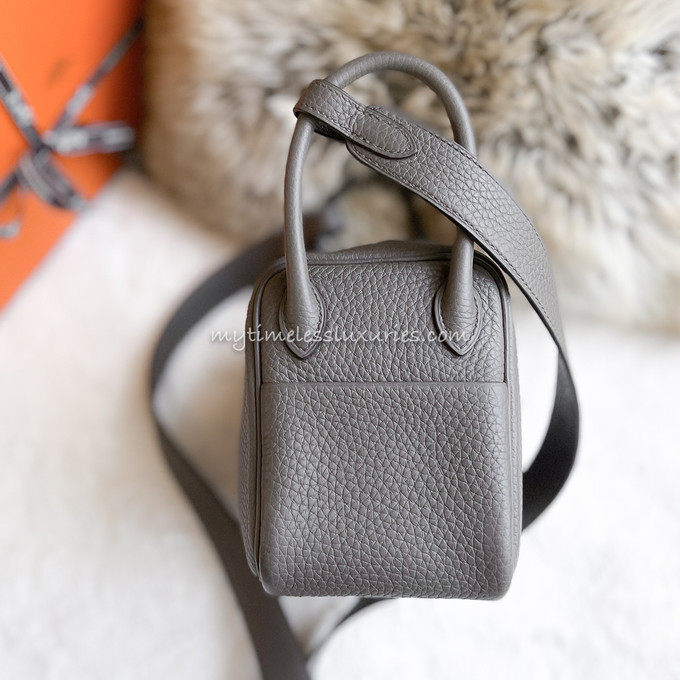 HERMES Mini Lindy Etain Clemence GHW Y - Timeless Luxuries