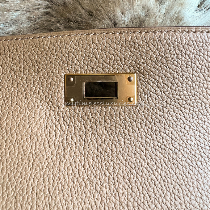 HERMES Kelly 28 Biscuit Togo GHW U/ 2022 *New - Timeless Luxuries