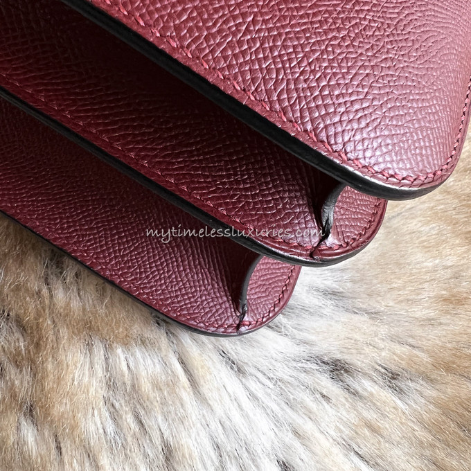 Hermès Constance HSS 24 Rouge Casaque/Rouge H Epsom Palladium Hardware —  The French Hunter