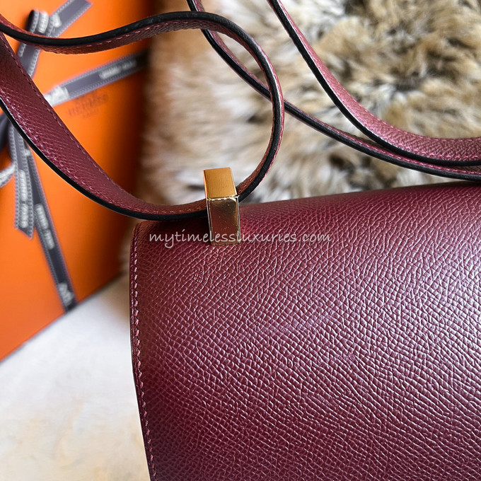 Hermès Constance HSS 24 Rouge Casaque/Rouge H Epsom Palladium Hardware —  The French Hunter