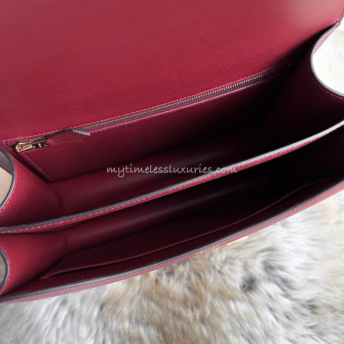 HERMES Constance 24 Rouge H shoulder bag 800000109223000