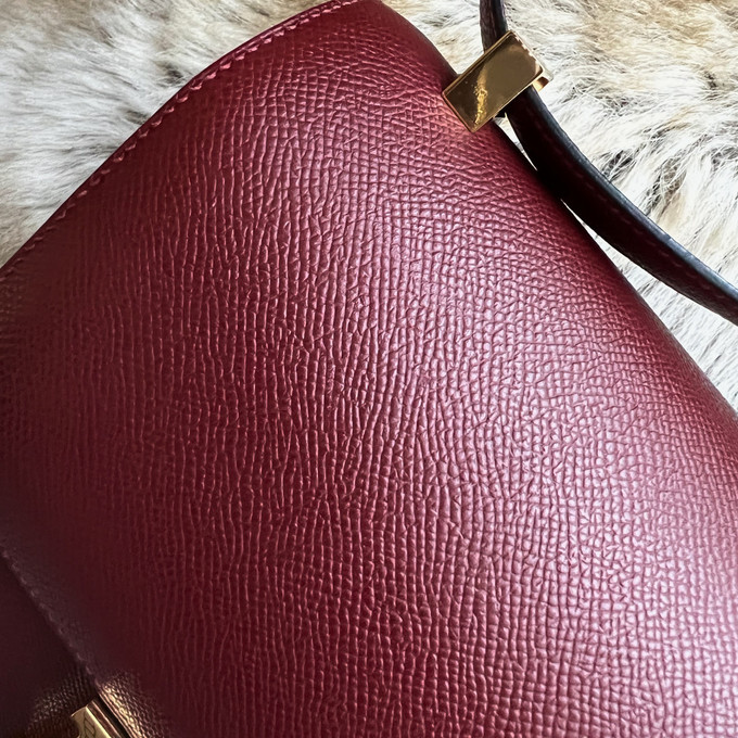 Hermès Constance HSS 24 Rouge Casaque/Rouge H Epsom Palladium Hardware —  The French Hunter