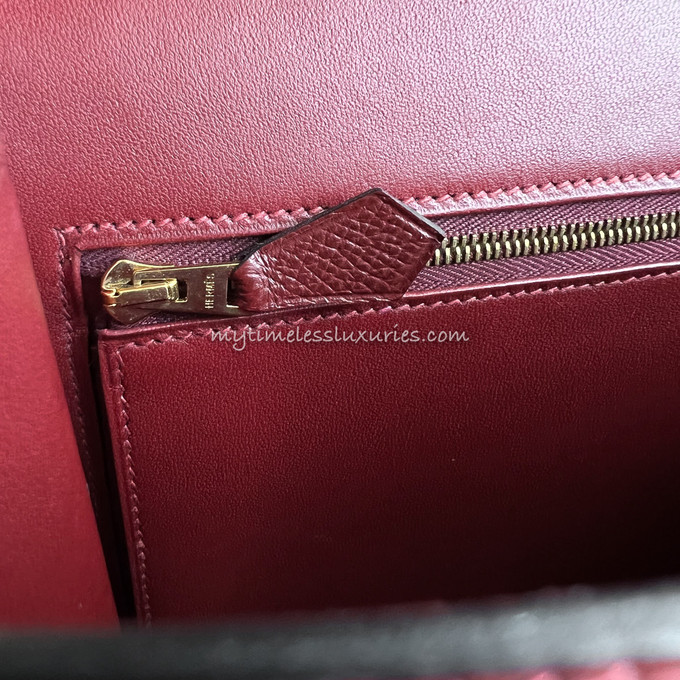 Hermes Constance 24 Rouge Casaque Epsom Gold Hardware – Madison Avenue  Couture