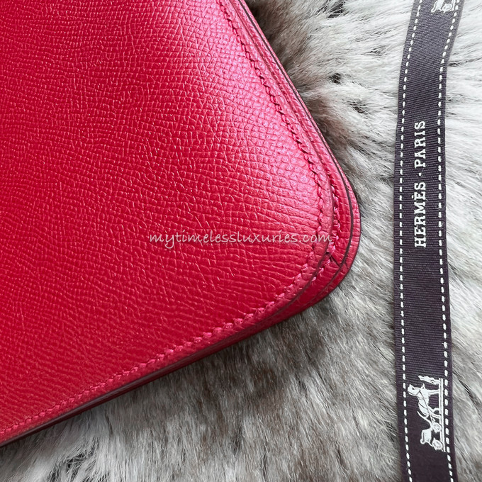 Hermes Rouge Casaque Constance 18 Bag – The Closet