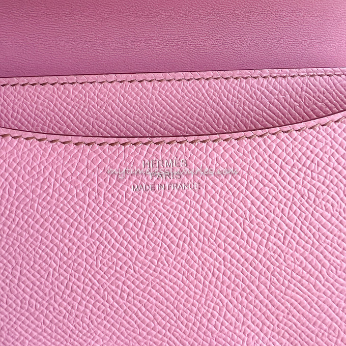 HERMES Constance 18 Bubblegum Pink Epsom PHW Z *New - Timeless