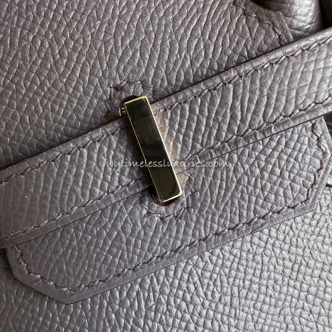 Hermes Kelly 25 Togo 8F Gris Etain GHW Stamp Z in 2023