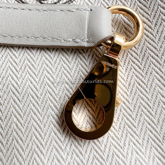 Hermes Birkin 25 Gris Perle Swift Gold Hardware - Vendome Monte Carlo