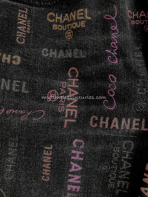 Chanel Logo Fabric 