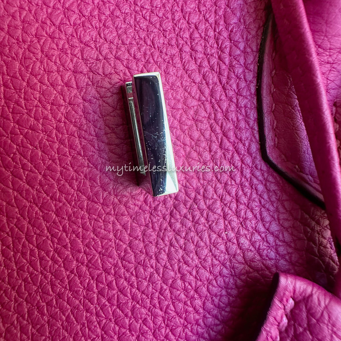 Hermes Birkin 25 Rose Pourpre Togo PHW Handbag 2019 in Box - ECJ Luxe  Collection