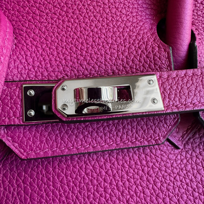 Hermès Birkin 25 Togo Rose Pourpre