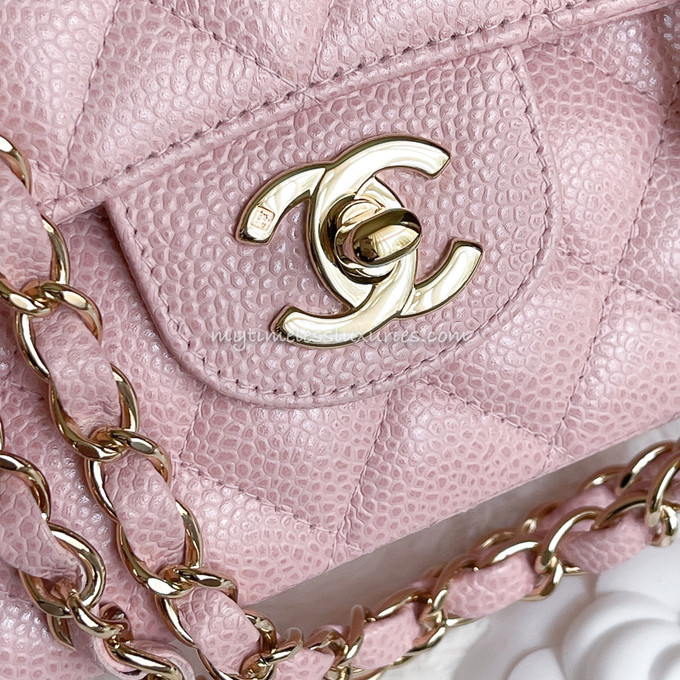 CHANEL Pink Caviar Classic Double Flap Bag GHW - Timeless Luxuries