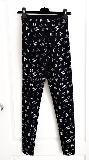 chanel leggings with logo