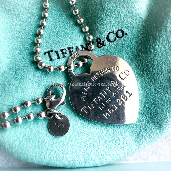 Return to Tiffany™ Heart Tag Pendant in Silver, Medium | Tiffany & Co.