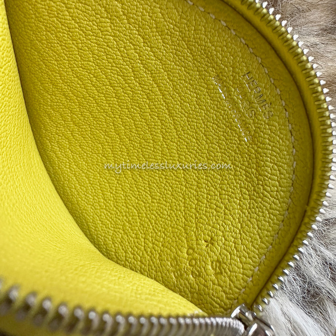 Louis Vuitton Lemon Pouch Yellow