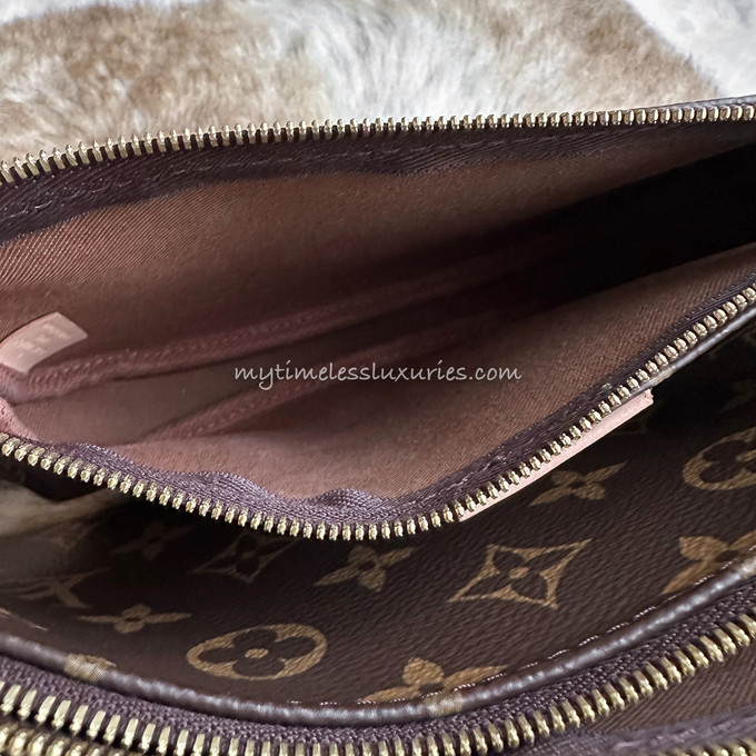 Louis Vuitton Multi Pochette Accessoires Khaki Monogram