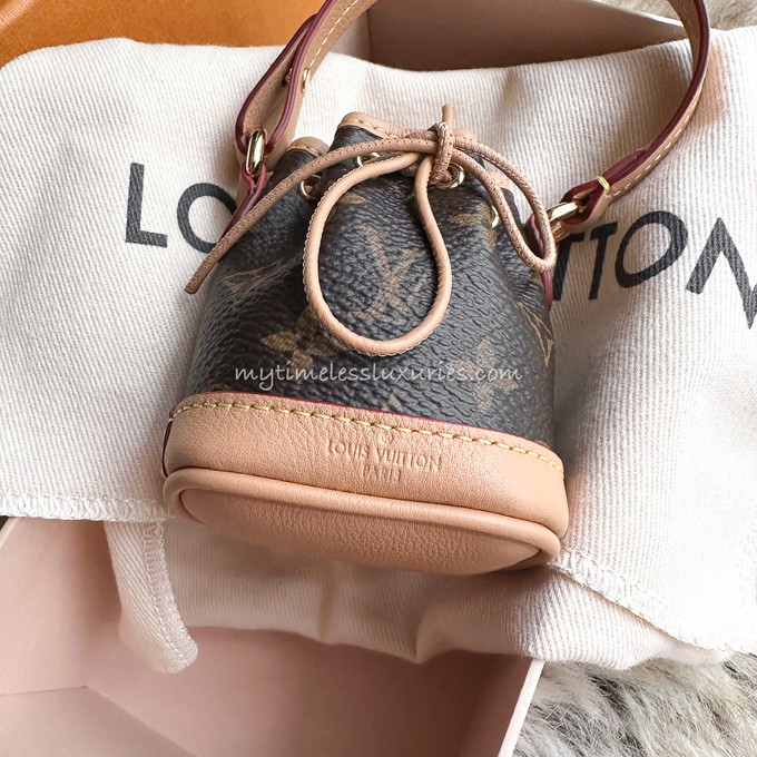 Louis Vuitton Monogram Leather Micro Noé Bag Charm