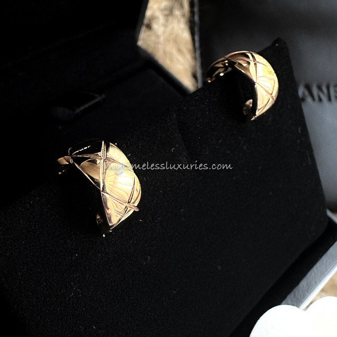CHANEL Coco Crush Earrings 18K YG *New - Timeless Luxuries
