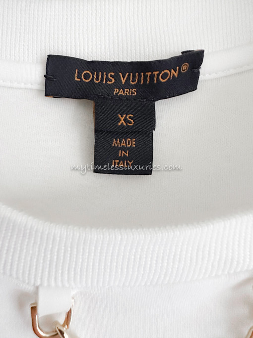 Louis Vuitton, Tops, Louis Vuitton Tshirt With Chain Detail And Monogram  Pocket New With Tags
