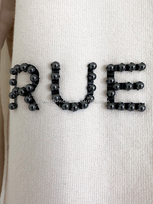 CHANEL 20A Runway Logo Sweater M