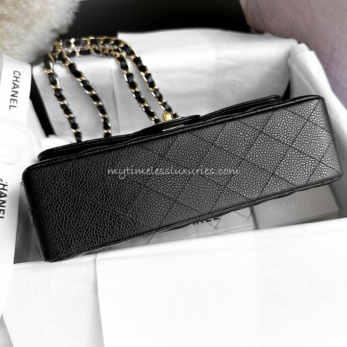 CHANEL 2022 Black Caviar Classic Card Holder GHW *New - Timeless Luxuries