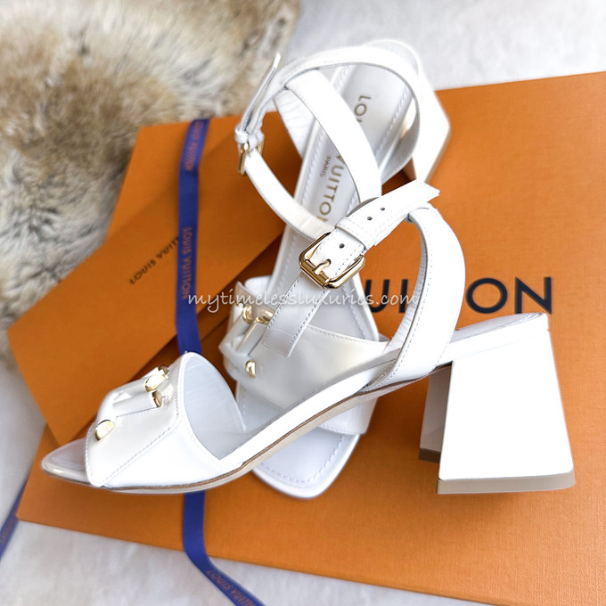 Louis Vuitton® Sparkle Sandal White. Size 35.0 in 2023