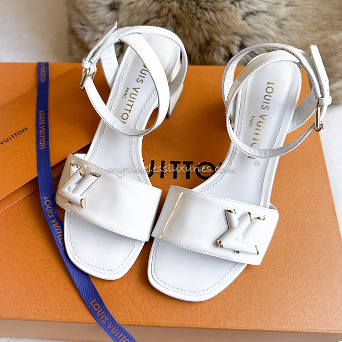 Louis Vuitton Women's White Sandals