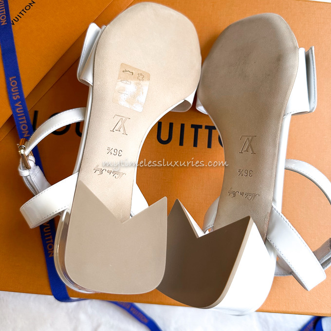 Louis Vuitton® Sparkle Sandal White. Size 35.0 in 2023