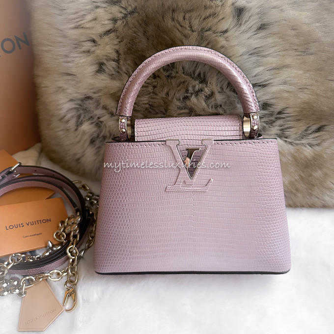 Louis Vuitton Capucine Mini Bag in 2023  Louis vuitton capucine, Mini bag,  Lady dior bag