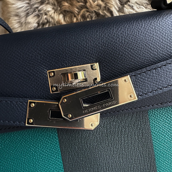 Hermes, Kelly 28, Vert Cypress, Togo Leather