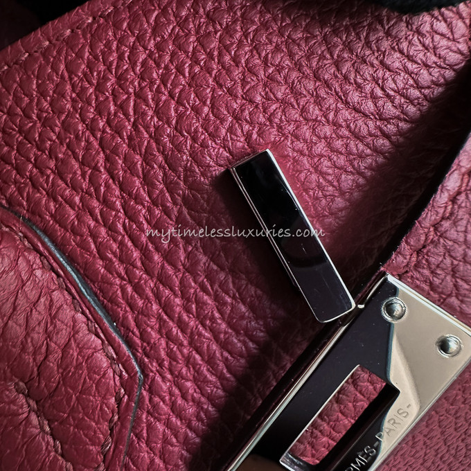 HERMES Togo Birkin 25 Rouge Grenat 1243895