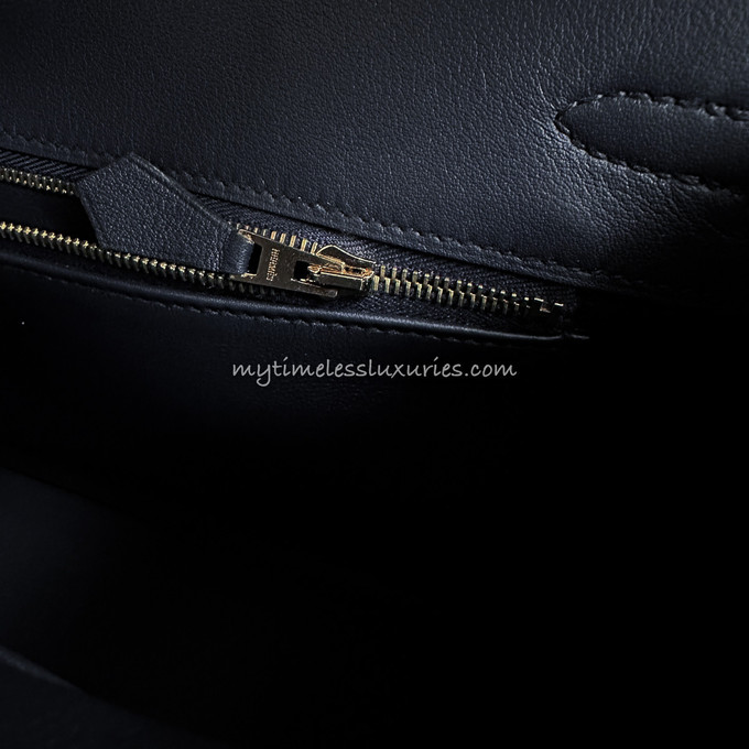 Hermes Birkin 25cm Bleu Navy Swift GHW