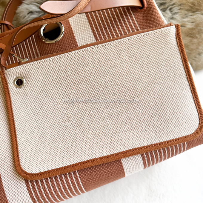 Hermes Herbag Zip 31 Vibration Natural Fauve Ecru Beige at 1stDibs