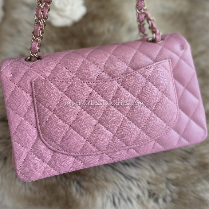 CHANEL 22S Purple Caviar Small Classic Flap LGHW *New - Timeless Luxuries