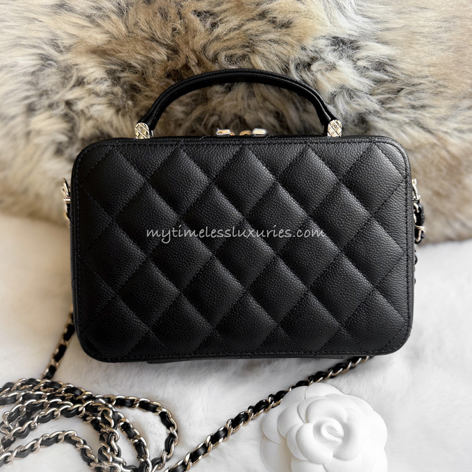 CHANEL 22P Black Caviar 'Suit Your Case' Vanity *New - Timeless Luxuries